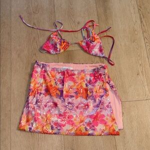 Outcast clothing Colorful Sequin Set